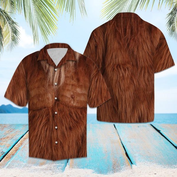 Brown Bigfoot Hawaii Shirt, Summer Shirt For Men and Women Jezsport.com