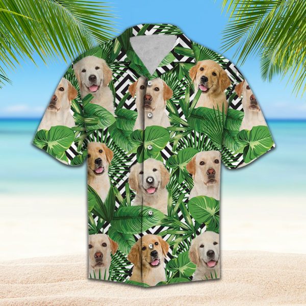 Summer Exotic Jungle Tropical Labrador Retriever Hawaii Shirt, Summer Shirt For Men and Women Jezsport.com