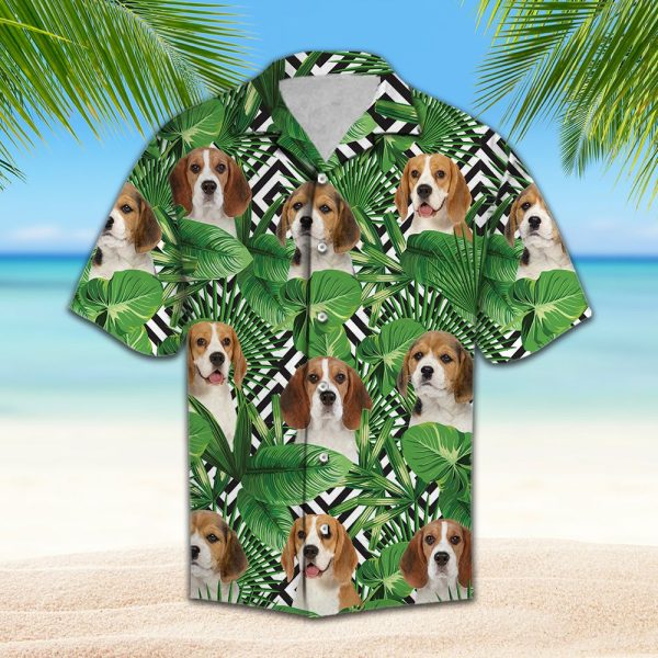 Summer Exotic Jungle Tropical Beagle Hawaii Shirt, Summer Shirt For Men and Women Jezsport.com