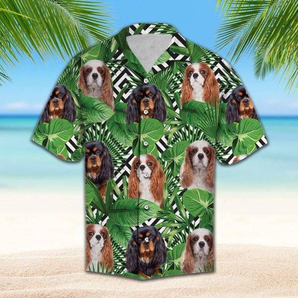 Summer Exotic Jungle Tropical Cavalier King Charles Spaniel Hawaii Shirt, Summer Shirt For Men and Women Jezsport.com