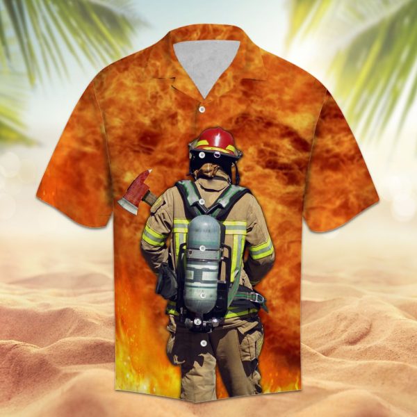 Amazing Firefighter Hawaii Shirt, Summer Shirt For Men and Women Jezsport.com