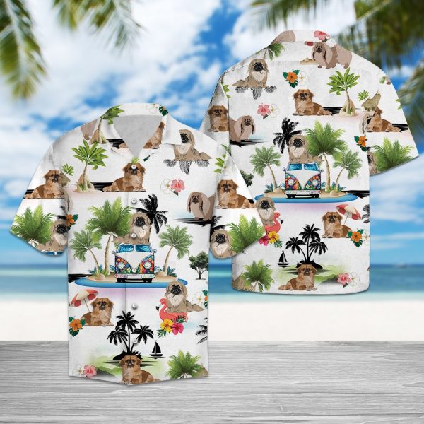 Pekingese Vacation Hawaii Shirt, Summer Shirt For Men and Women Jezsport.com