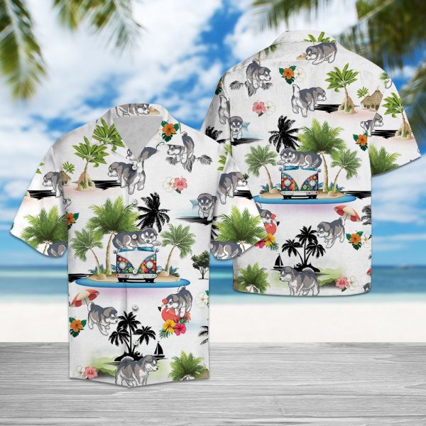 Alaskan Malamute Vacation Hawaii Shirt, Summer Shirt For Men and Women Jezsport.com