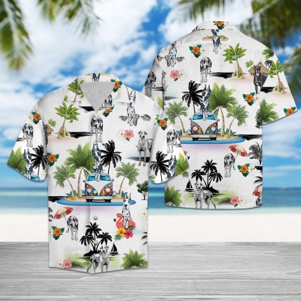 Great Dane Vacation Hawaii Shirt, Summer Shirt For Men and Women Jezsport.com