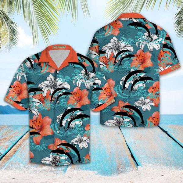 Lovely Dolphin Hawaii Shirt, Summer Shirt For Men and Women Jezsport.com