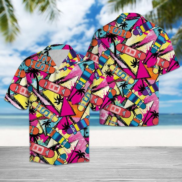 Awesome Skateboard Hawaiian Shirt, Summer Shirt For Men and Women Jezsport.com