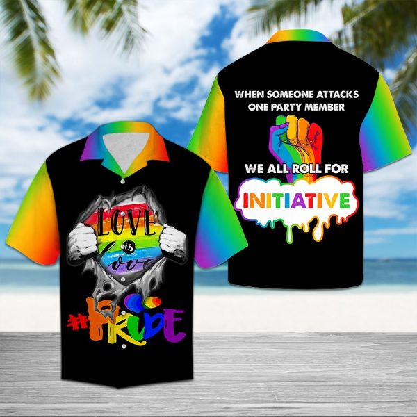 LGBT Pride Hawaiian Shirt, Summer Shirt For Men and Women Jezsport.com