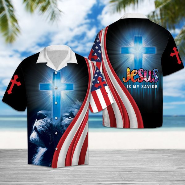 Jesus Is My Savior Hawaiian Shirt, Summer Shirt For Men and Women Jezsport.com