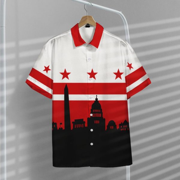 3D Washington DC Hawaii Shirt, Summer Shirt For Men and Women Jezsport.com