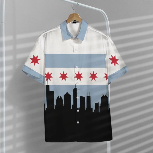 3D Chicago Hawaii Shirt, Summer Shirt For Men and Women Jezsport.com