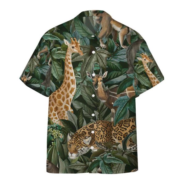 3D African Wild Animal Hawaii Shirt, Summer Shirt For Men and Women Jezsport.com