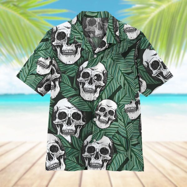 3D Tropical Skull Hawaii Shirt, Summer Shirt For Men and Women Jezsport.com