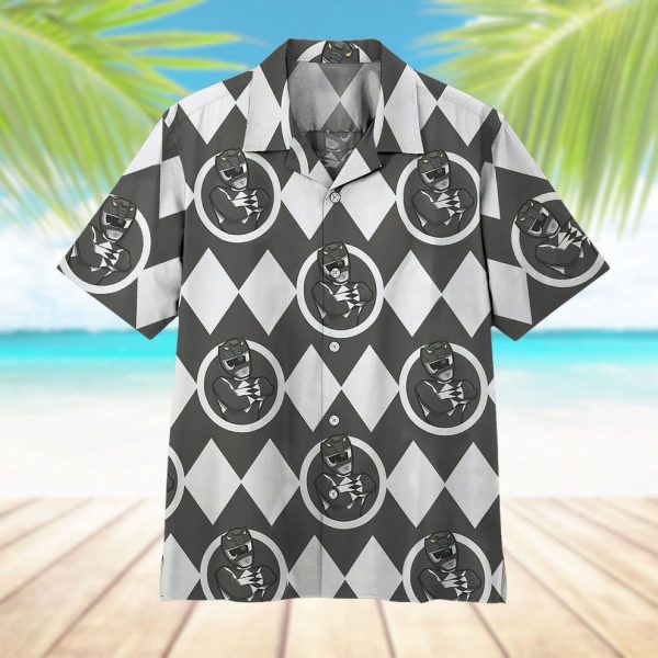 3D Mighty Morphin Power Rangers Black Ranger Hawaii Shirt, Summer Shirt For Men and Women Jezsport.com