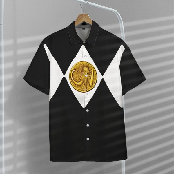 3D Mighty Morphin Power Rangers Black Ranger Hawaii Shirt, Summer Shirt For Men and Women Jezsport.com