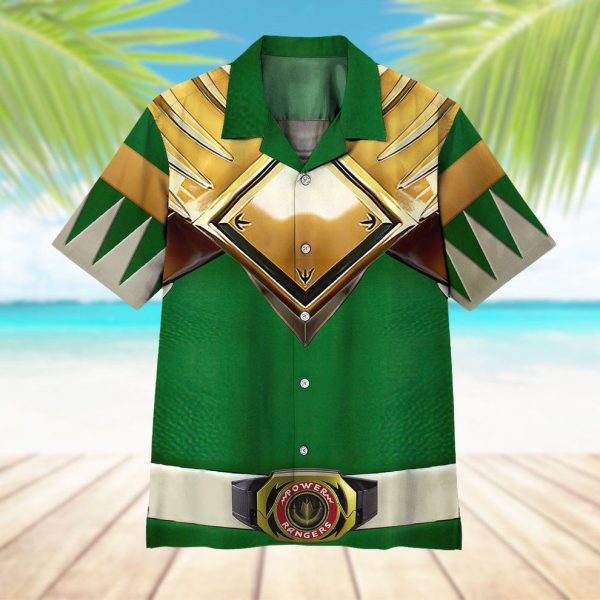 3D Mighty Morphin Power Rangers Green Ranger Hawaii Shirt, Summer Shirt For Men and Women Jezsport.com