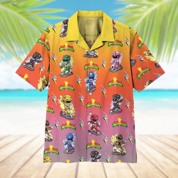 3D Mighty Morphin Power Rangers Hawaii Shirt, Summer Shirt For Men and Women Jezsport.com