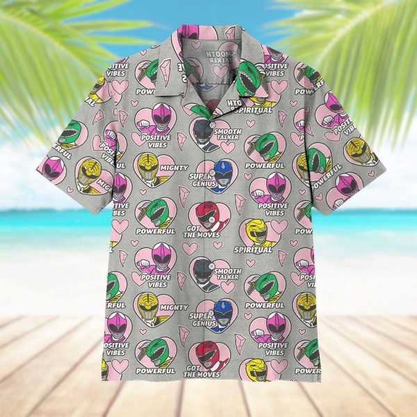 3D Mighty Morphin Power Rangers Hawaii Shirt, Summer Shirt For Men and Women Jezsport.com