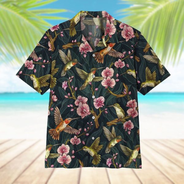 3D Hummingbirds Hawaii Shirt, Summer Shirt For Men and Women Jezsport.com