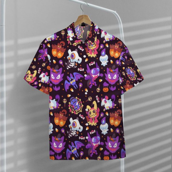 3D Happy Halloween With PKM Hawaii Shirt, Summer Shirt For Men and Women Jezsport.com