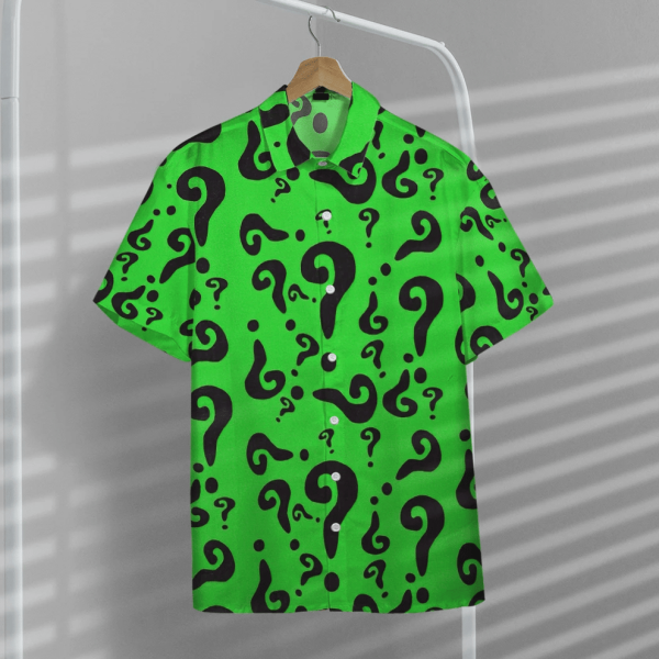 3D DC The Riddler Hawaii Shirt, Summer Shirt For Men and Women Jezsport.com