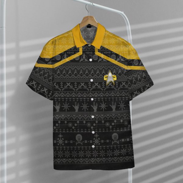 3D S.T Picard 2020 Yellow Ugly Christmas Hawaii Shirt, Summer Shirt For Men and Women Jezsport.com