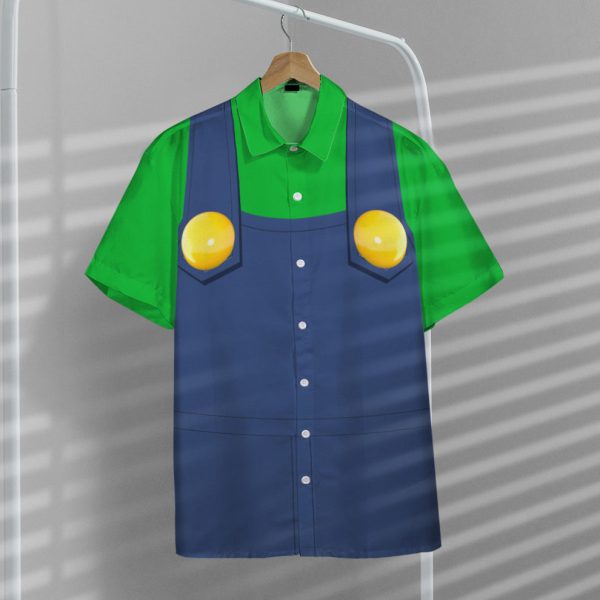 3D Luigi Hawaii Shirt, Summer Shirt For Men and Women Jezsport.com