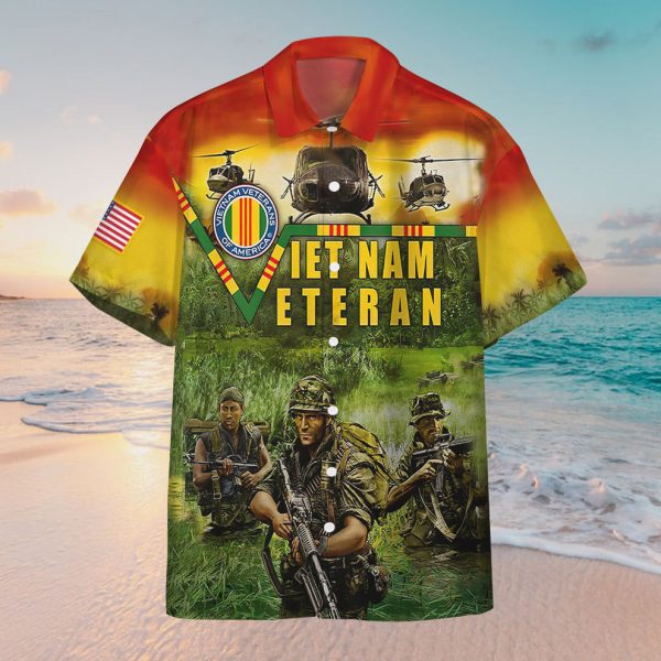 3D Vietnam Veteran Hawaiian Shirt, Summer Shirt For Men and Women Jezsport.com