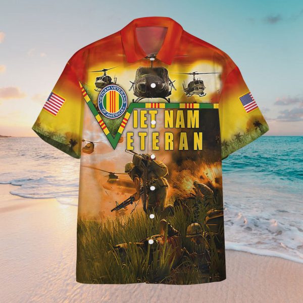 3D Vietnam Veteran Hawaiian Shirt, Summer Shirt For Men and Women Jezsport.com