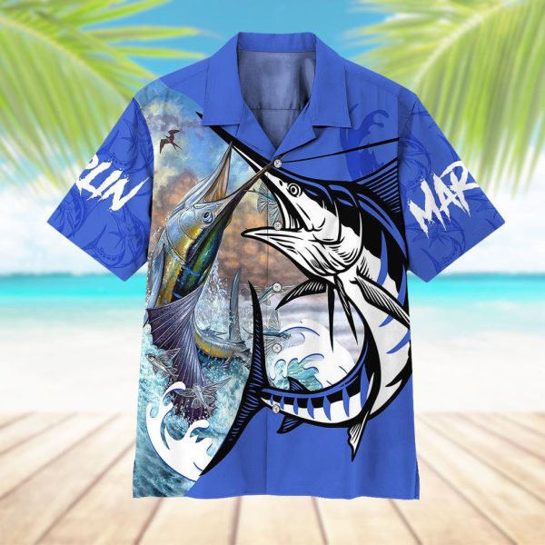 3D Marlin Fish Hawaiian Shirt, Summer Shirt For Men and Women Jezsport.com