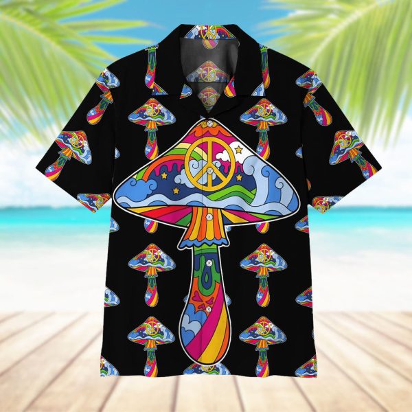 3D Hippie Mushroom Hawaiian Shirt, Summer Shirt For Men and Women Jezsport.com