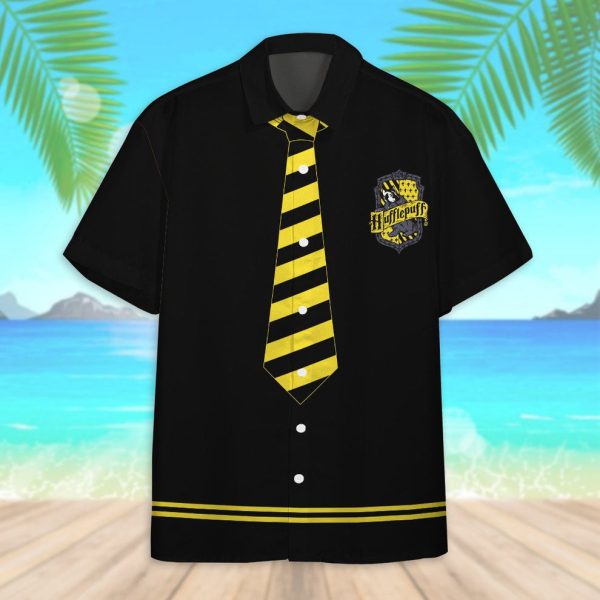 3D H.P Hufflepuff Hawaiian Shirt, Summer Shirt For Men and Women Jezsport.com