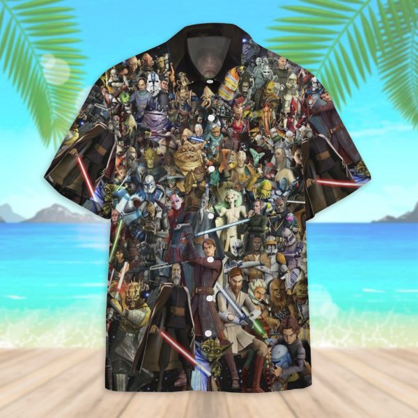 3D Star Wars All Characters Hawaiian Shirt, Summer Shirt For Men and Women Jezsport.com