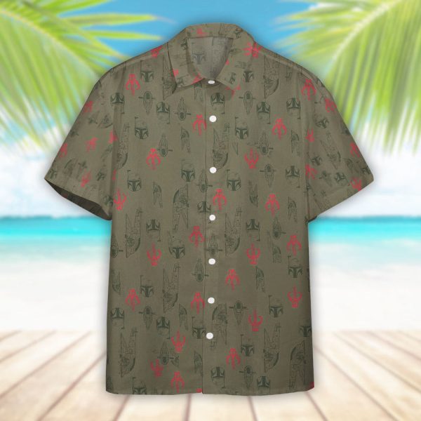 3D S.W Boba Fett For Mandalorian Beach Vacations Hawaiian Shirt, Summer Shirt For Men and Women Jezsport.com