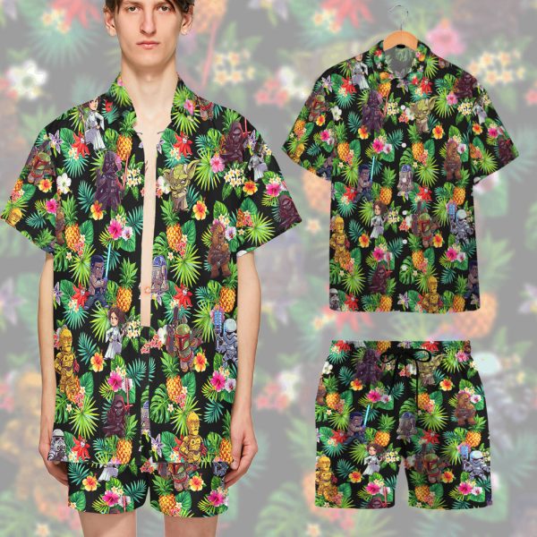 3D Star Wars Tropical Vibe Haiwaii Shirt, Summer Shirt For Men and Women Jezsport.com