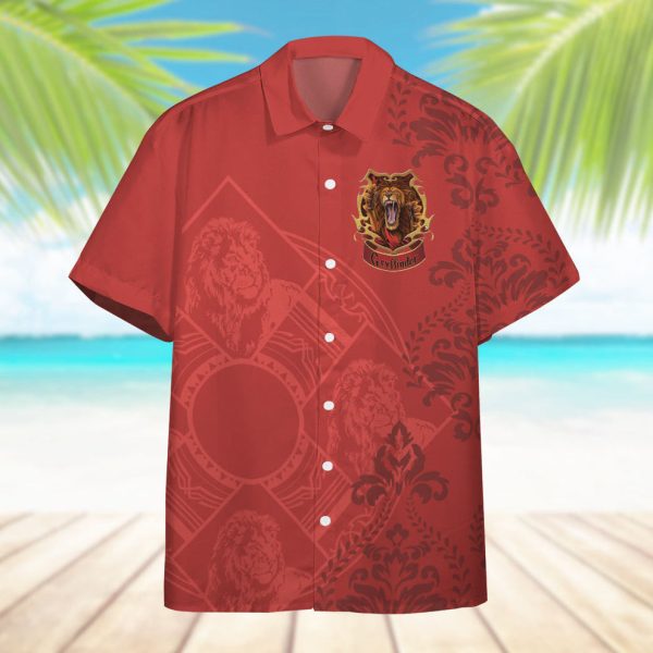 3D H.P Gryffindor Summer Vibe Hawaiian Shirt, Summer Shirt For Men and Women Jezsport.com