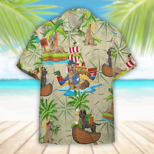 3D Labrador Pirate Hawaiian Shirt, Summer Shirt For Men and Women Jezsport.com