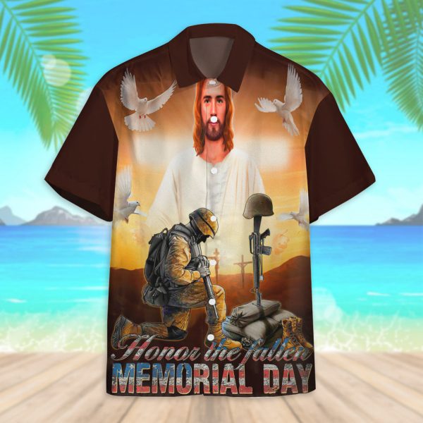 3D Memorial Day Honor The Fallen Veteran Hawaiian Shirt, Summer Shirt For Men and Women Jezsport.com