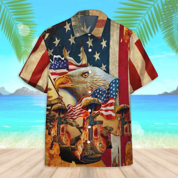 3D Memorial Day We Will Never Forget Veteran Hawaiian Shirt, Summer Shirt For Men and Women Jezsport.com