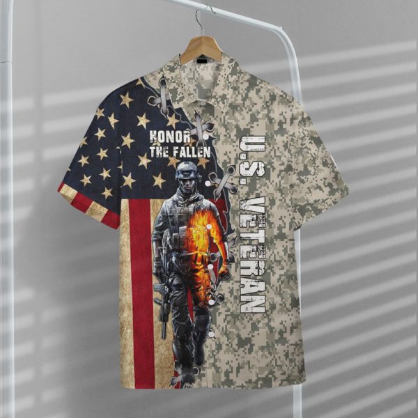 3D Memorial Day Veteran Honor The Fallen Hawaiian Shirt, Summer Shirt For Men and Women Jezsport.com