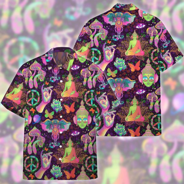 3D Hippie Hawaii Shirt, Summer Shirt For Men and Women Jezsport.com