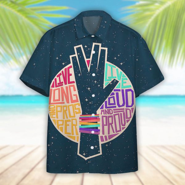 3D S.T Pride Vulcan Salute Hawaiian Shirt, Summer Shirt For Men and Women Jezsport.com