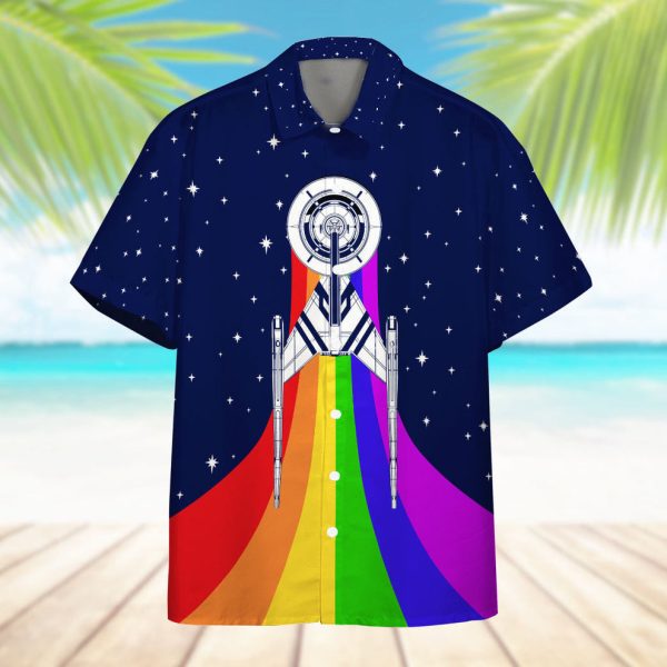 3D S.T Pride Rainbow Emblem Hawaiian Shirt, Summer Shirt For Men and Women Jezsport.com