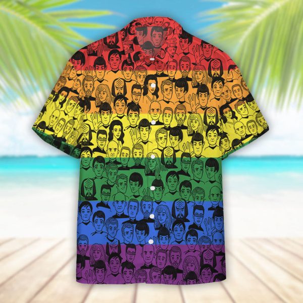 3D S.T And Faces LGBT Pride Month Ver Hawaiian Shirt, Summer Shirt For Men and Women Jezsport.com