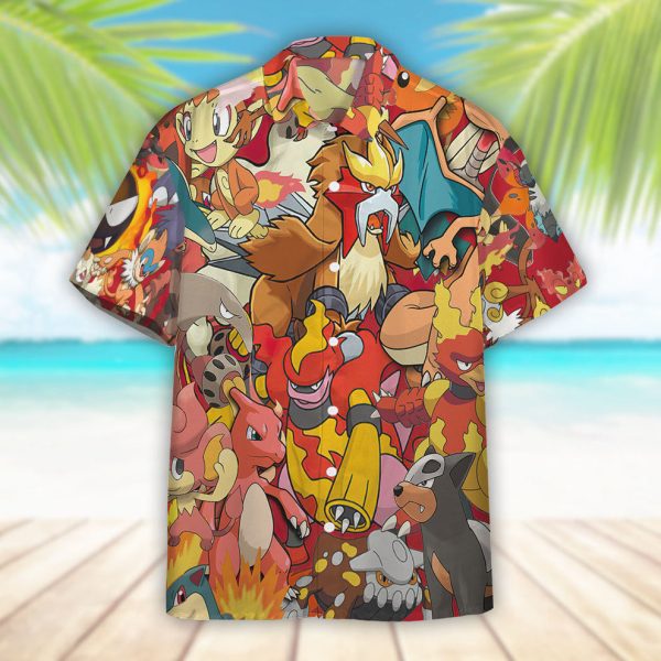 3D PKM Fire Hawaii Shirt, Summer Shirt For Men and Women Jezsport.com