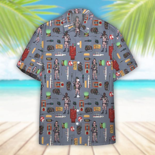 3D Ghostbusters Team Vibe Hawaiian Shirt, Summer Shirt For Men and Women Jezsport.com