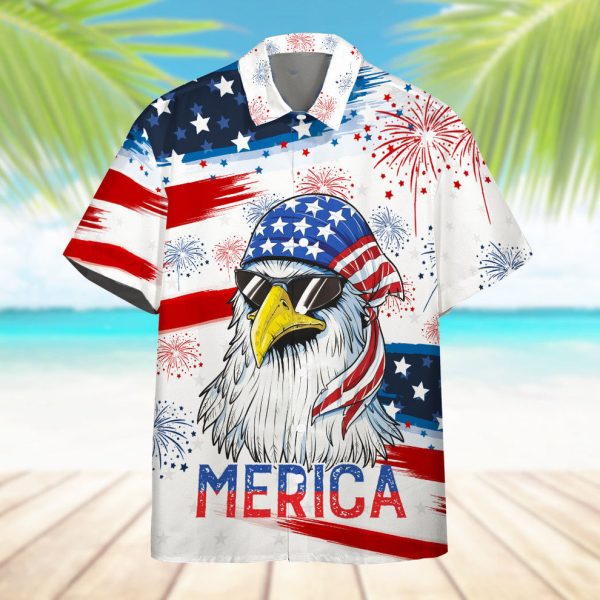 Merica Hawaii Shirt, Summer Shirt For Men and Women Jezsport.com