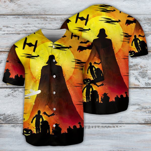 Star Wars Darth Vader Halloween Baseball Jersey For Men and Women Jezsport.com