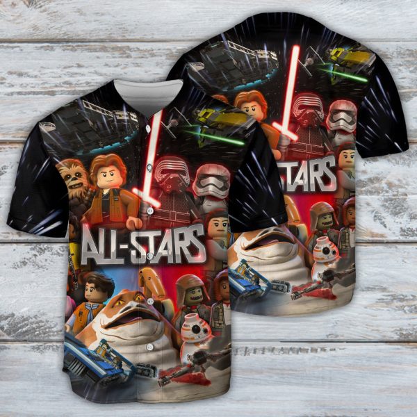 Star Wars Lego All Star Baseball Jersey For Men and Women Jezsport.com