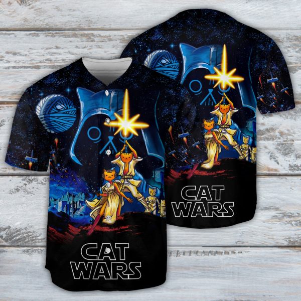 Star Wars Cat A New Hope Baseball Jersey For Men and Women Jezsport.com