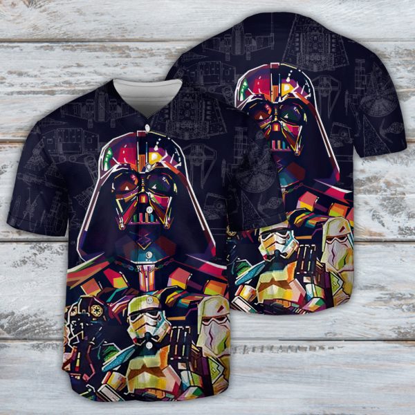 Darth Vader SW Print Baseball Jersey For Men and Women Jezsport.com